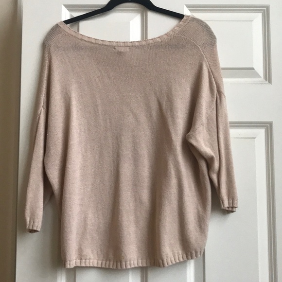 Ecoté blush pink lightweight sweater - Picture 4 of 4